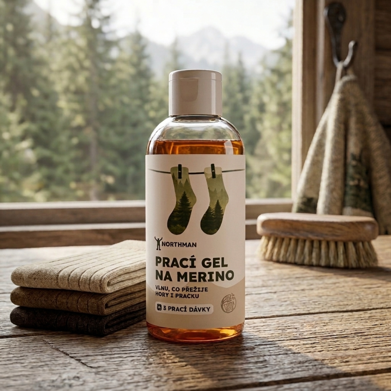 Prací gel na merino